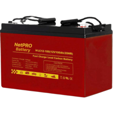 Акумулятор NetPRO HLC 12-100 (12V/100Ah carbon GEL)