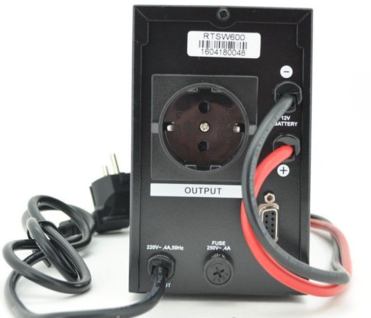 ДБЖ RITAR RTSW-500 LED (line-interactive, 300W/12V, струм заряду 6А, правильна синусоїда)