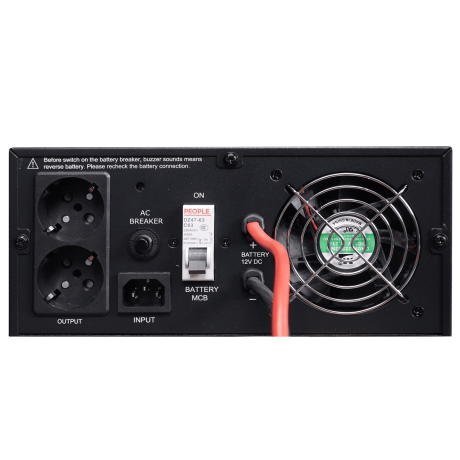 ДБЖ Home-Q 1600-24 (line-interactive, 1600W/24V, струм заряду 40А, правильна синусоїда)