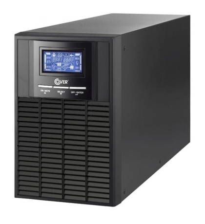 ДБЖ Cover CORE 3TL (online, 3000VA/2400W), під зовнішні АКБ 96VDC, зарядний струм 6А