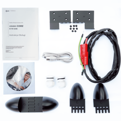 ДБЖ Cover CORE 6K (online, 6000VA/6000W), під зовнішні АКБ 240VDC, зарядний струм 4А