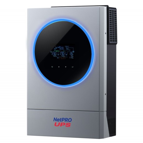 СОНЯЧНИЙ OFF-GRID ІНВЕРТОР NETPRO PROTON IV Proton-IV 5600-48 (off-grid, MPPT 1х6kW, 500VDC, макс.ток заряду АКБ 120А, Wi-Fi)